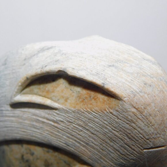 Bud Henry Native Indigenous  4" Carved Soapstone Howling Spirit Wolf ** READ - Picture 11 of 12